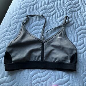 Nike Gray Indy Sports Bra